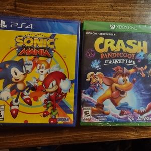 2 Factory sealed Games for P∆4 and Xbox one